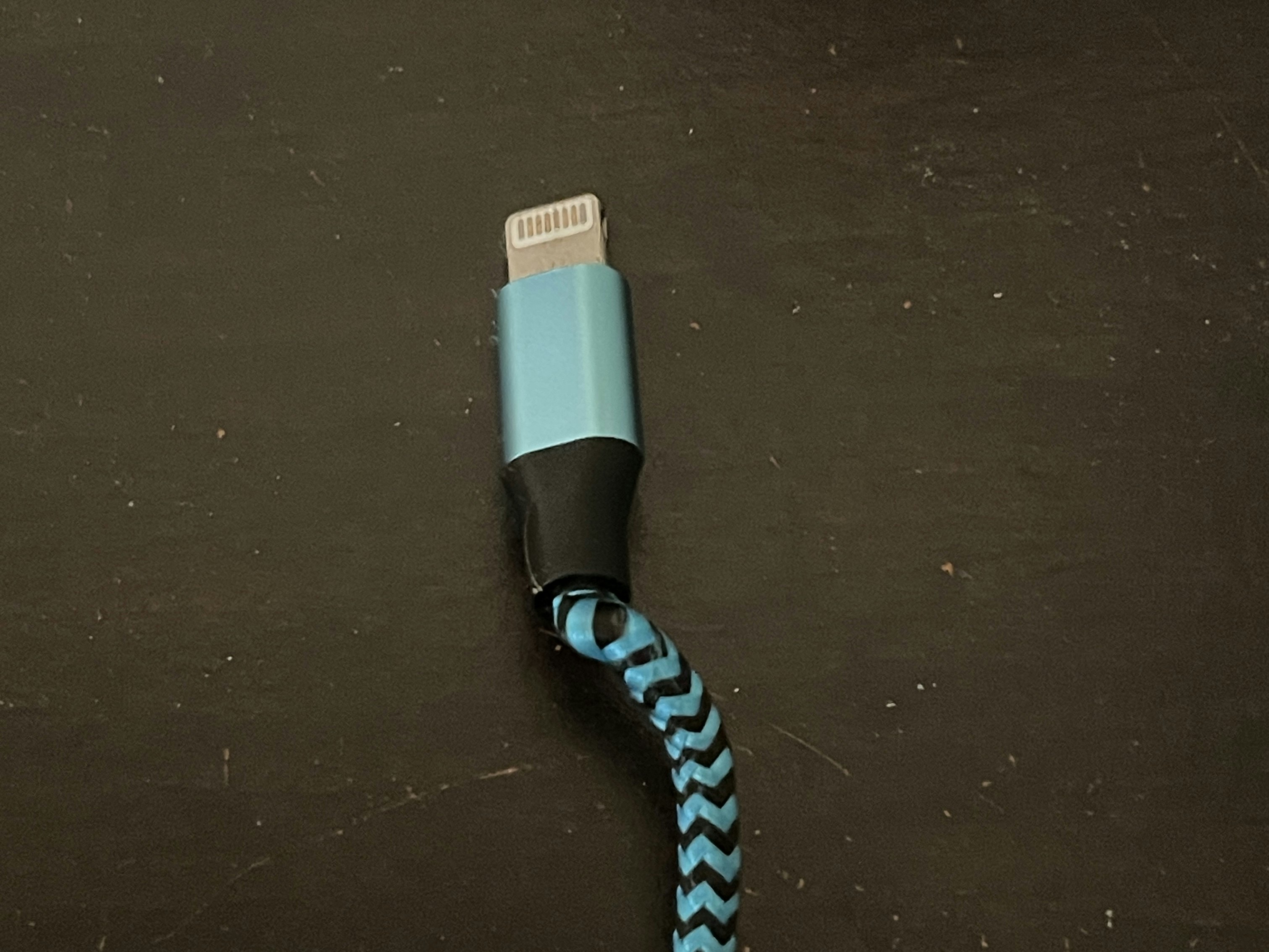 Faulty iPhone charging cable